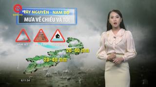 Dự báo thời tiết 4/10: Tây Nguyên, Nam Bộ mưa dông