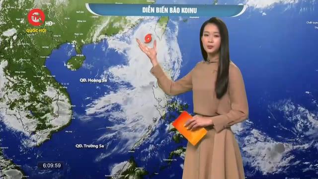 Dự báo thời tiết 6/10: Bão vào biển Đông, Bắc Bộ vẫn nắng 