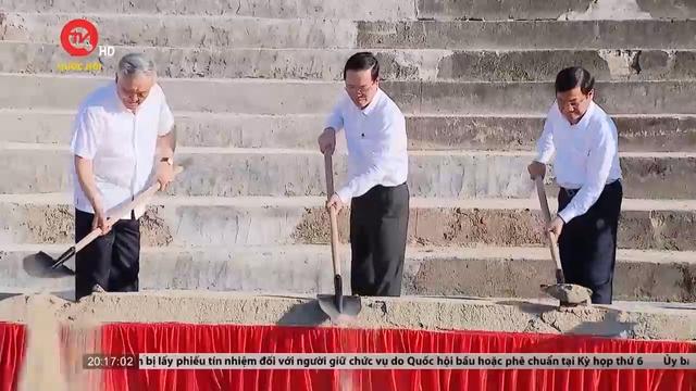 Chủ tịch nước dự Lễ Khởi công dự án tu bổ, tôn tạo di tích lịch sử cấp quốc gia Bắc Giang