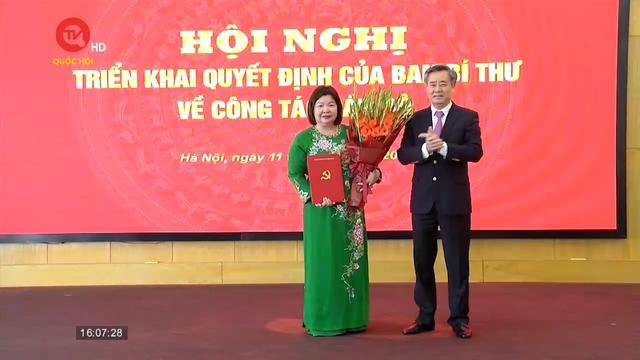 Bà Cao Xuân Thu Vân giữ chức Bí thư Đảng đoàn Liên minh HTX Việt Nam
