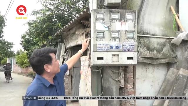 Thái Bình: Hơn 800 hộ dân phải trả tiền điện bằng đồng hồ không đạt chuẩn   