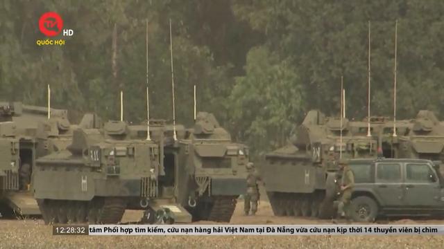Xe tăng, binh sĩ Israel tiến vào Gaza, cuộc phản công Hamas bắt đầu