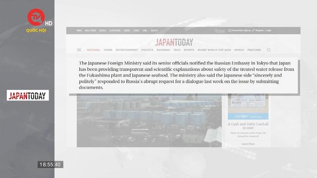 Nhật Bản chỉ trích Nga vì lệnh cấm nhập hải sản