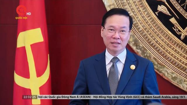 Chủ tịch nước gặp gỡ đại diện Việt Nam tại Trung Quốc 