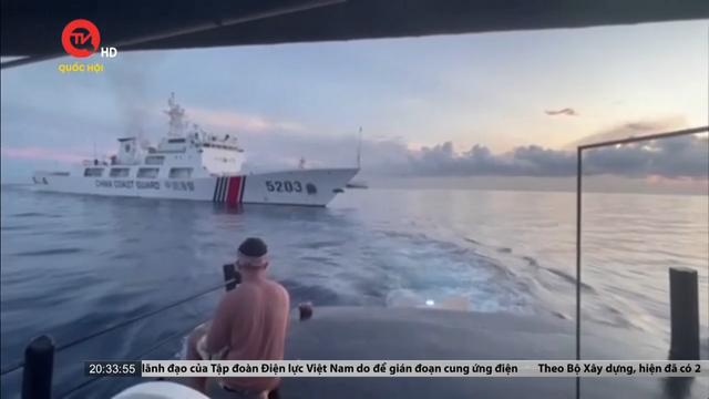 Tàu Trung Quốc và Philippines va chạm trên Biển Đông 