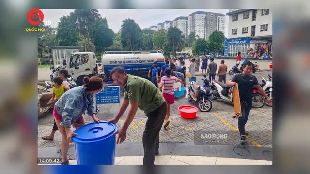 Hà Nội tăng sản lượng nước cấp cho người dân ở khu đô thị Thanh Hà