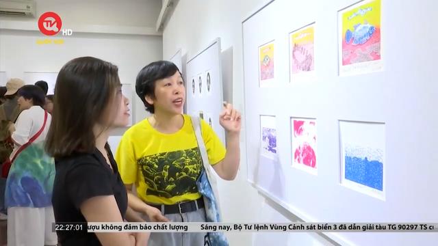 Khai mạc triển lãm tranh in quốc tế Hanoi Mini Print 2023 