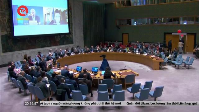 Hội đồng bảo an Liên hợp quốc thảo luận mở về tình hình Trung Đông 