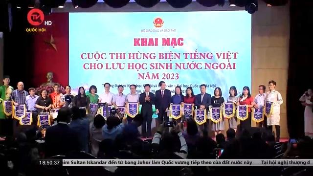 Cuộc thi hùng biện tiếng Việt dành cho lưu học sinh tại Việt Nam