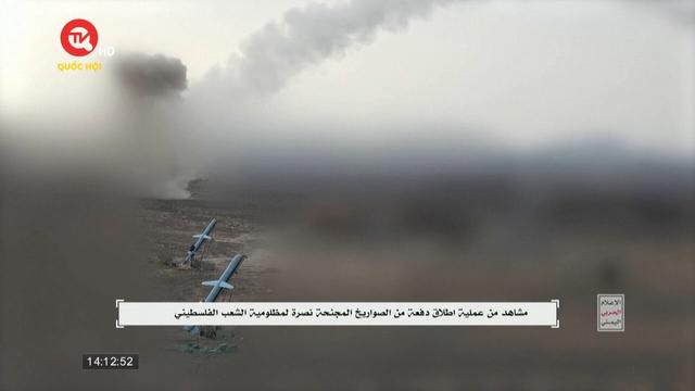 Nhóm Houthi ở Yemen tập kích Israel bằng UAV