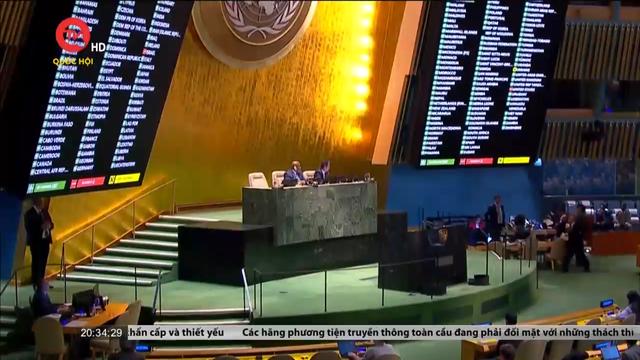 Đại hội đồng Liên hợp quốc khóa 78 thông qua nghị quyết phản đối lệnh cấm vận của Mỹ với Cuba