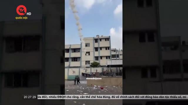 Israel không kích trúng trường học của Liên Hợp Quốc tại Gaza 