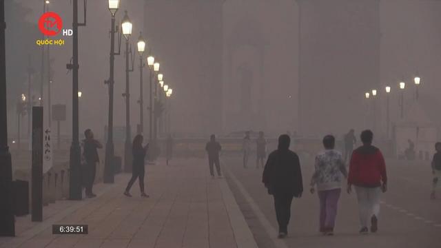 Ô nhiễm gia tăng dấy lên lo ngại về sức khỏe tại New Delhi, Ấn Độ