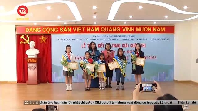 Lễ trao giải cuộc thi đại sứ văn hóa đọc thành phố Hà Nội 