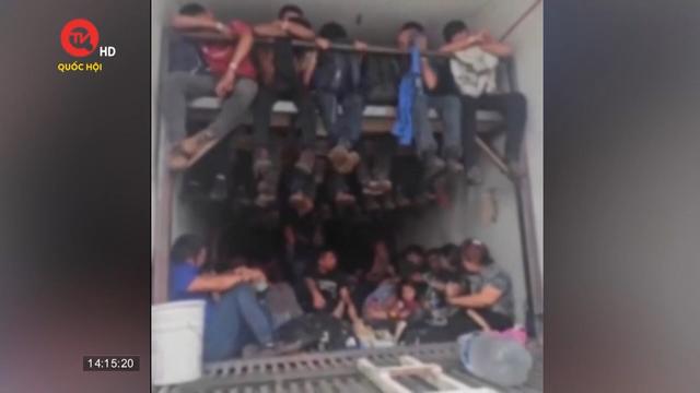 Hơn 200 người di cư được tìm thấy trong xe kéo ở Mexico