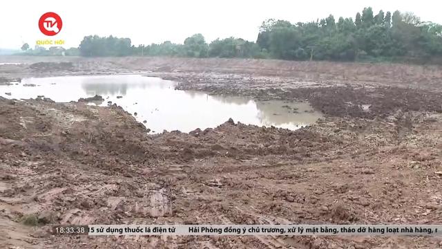 Bắc Ninh: Xử lý “đất tặc”, bảo vệ đê tả sông Đuống 