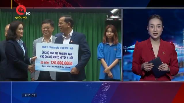 Thừa Thiên-Huế: Hơn 7 tỷ đồng hỗ trợ xóa nhà tạm hộ nghèo huyện A Lưới