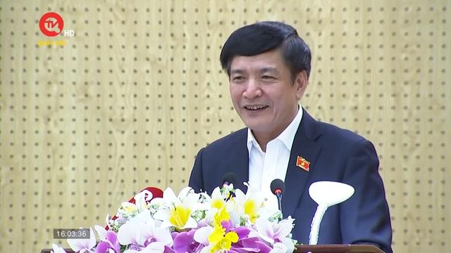 Tổng thư ký Quốc hội Bùi Văn Cường tiếp xúc cử tri thành phố Hải Dương 