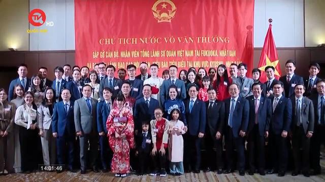 Chủ tịch nước Võ Văn Thưởng thăm Tổng Lãnh sự quán Việt Nam tại Fukuoka
