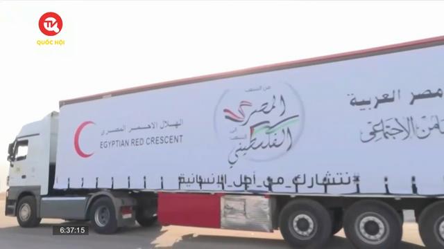 Tăng cường viện trợ cho Gaza thông qua cửa khẩu Rafah
