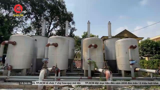 Hà Nội: Dân "khát" nước sạch, trạm cấp nước bỏ không 