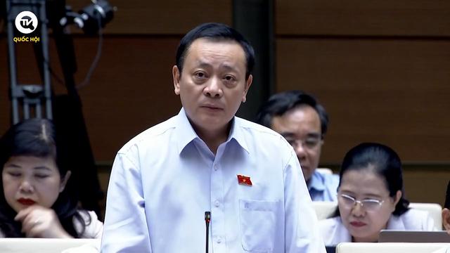 Đại biểu Lê Văn Khảm tranh luận về tình trạng đuối nước 