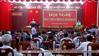Phó Chủ tịch Thường trực Quốc hội Trần Thanh Mẫn tiếp xúc cử tri huyện Vị Thủy, tỉnh Hậu Giang 