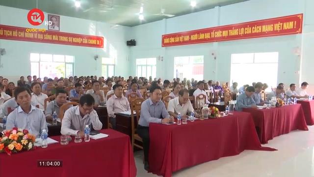 Đoàn ĐBQH Bình Thuận: Tiếp xúc cử tri thị trấn Phú Long và xã Hàm Thắng 