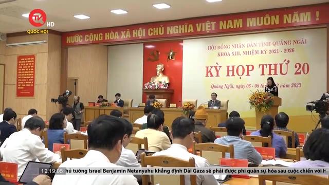 Kỳ họp HĐND tỉnh Quảng Ngãi sẽ chất vấn loạt dự án chậm tiến độ, quản lý tài nguyên khoáng sản 
