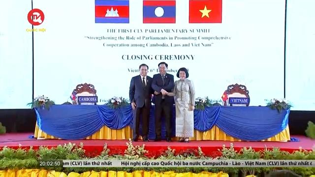 Hội nghị Cấp cao Quốc hội ba nước Campuchia - Lào - Việt Nam lần thứ nhất thành công tốt đẹp