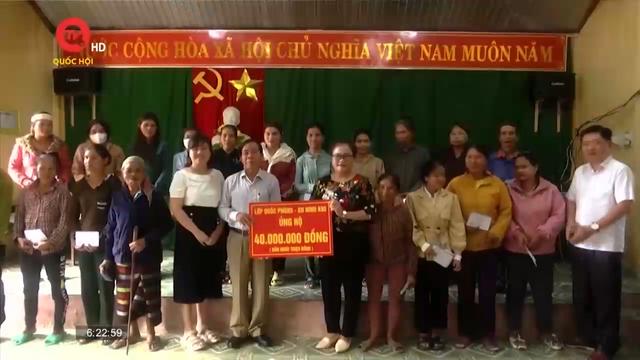 Đoàn ĐBQH Thừa Thiên Huế hỗ trợ người dân vùng thiên tai