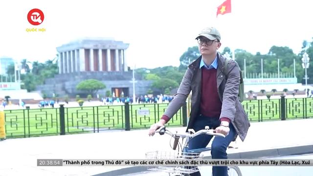 Đạp xe đi làm - Lựa chọn của nhiều người dân Hà Nội 