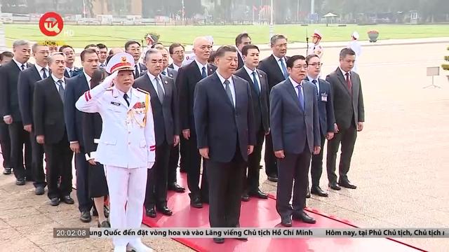 Tổng Bí thư, Chủ tịch Nước Trung Quốc Tập Cận Bình vào lăng viếng Chủ tịch Hồ Chí Minh