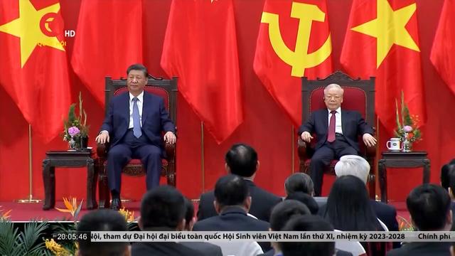Hai Tổng Bí thư Việt Nam - Trung Quốc gặp gỡ nhân sĩ hữu nghị và thế hệ trẻ hai nước