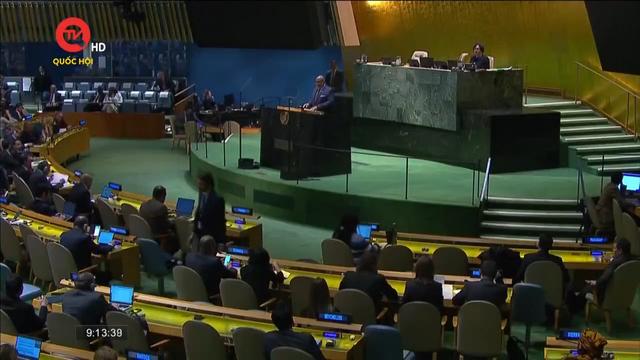 Đại hội đồng Liên hợp quốc thông qua nghị quyết kêu gọi ngừng bắn nhân đạo ở Gaza