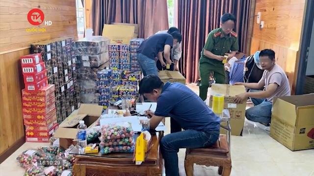 Lâm Đồng: Bắt hơn nửa tấn pháo lậu tại huyện Đức Trọng