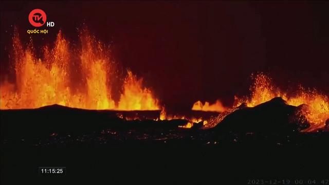 Núi lửa phun trào tại Iceland
