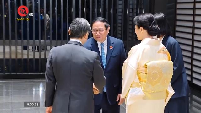 Thủ tướng Phạm Minh Chính hội kiến nhà vua Nhật Bản