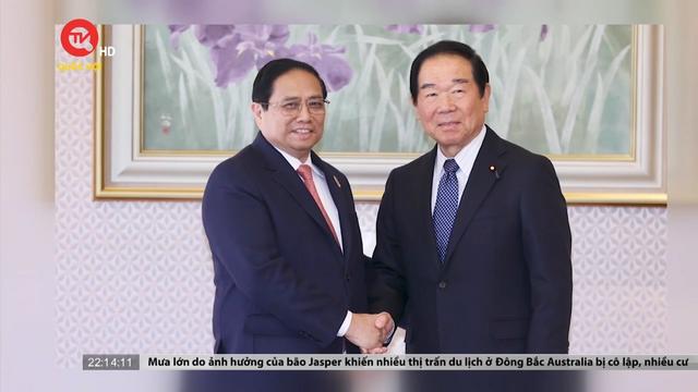 Thủ tướng hội kiến Chủ tịch Hạ viện Nhật Bản và Chủ tịch Thượng viện Nhật Bản