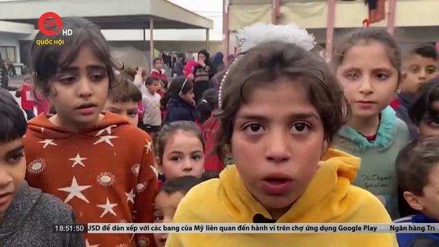 Trẻ em ở dải Gaza bị sang chấn tâm lý vì xung đột 