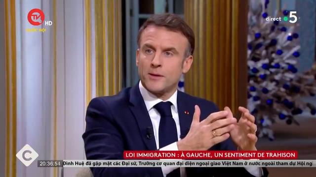 Tổng thống Pháp khẳng định luật nhập cư mới là cần thiết 