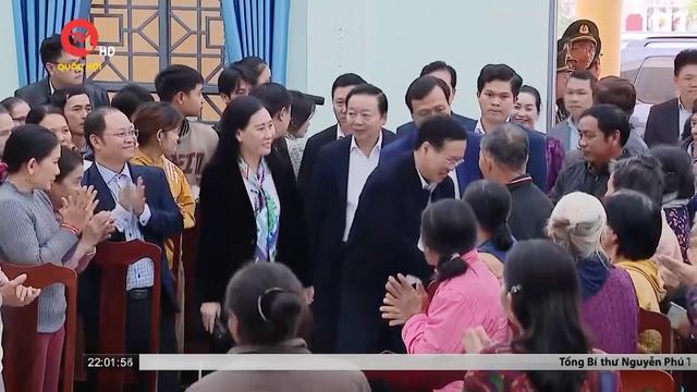 Chủ tịch Nước thăm xã nông thôn mới Bình Thuận, Quảng Ngãi