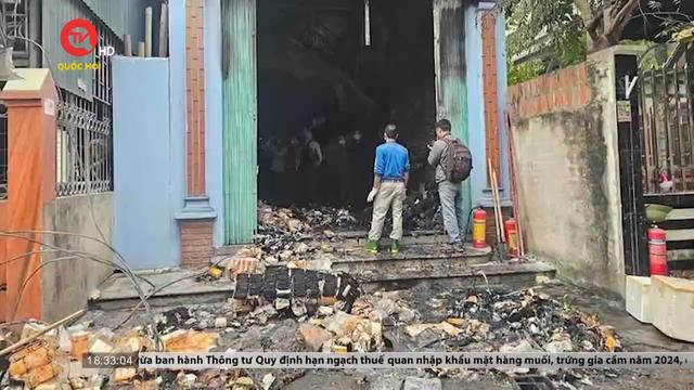 Vĩnh Phúc: Cháy nhà, 3 mẹ con tử vong