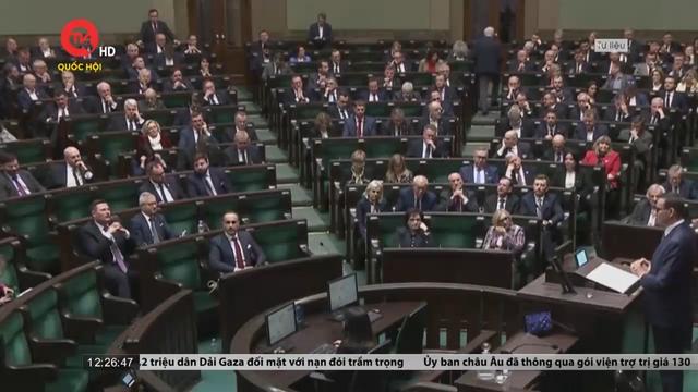 Ba Lan phủ quyết dự luật về ngân sách 2024