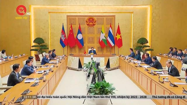 Thủ tướng dự hội nghị trực tuyến Mê Kông - Lan Thương