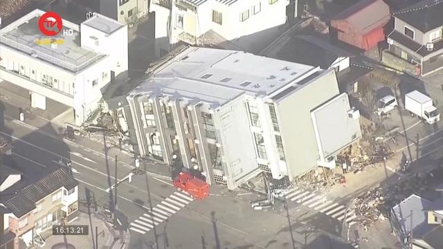 Số người thiệt mạng vì động đất ở Nhật Bản tăng nhanh