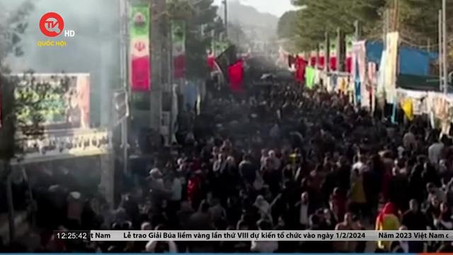 Đánh bom tại lễ tưởng niệm tướng Iran, hàng trăm người thương vong