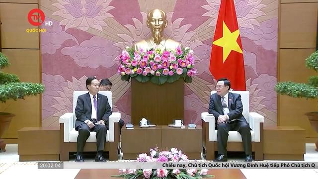 Chủ tịch Quốc hội tiếp Phó Chủ tịch Quốc hội Lào 