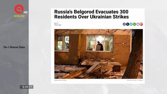 Nga sơ tán cư dân tại thành phố giáp biên giới Ukraine