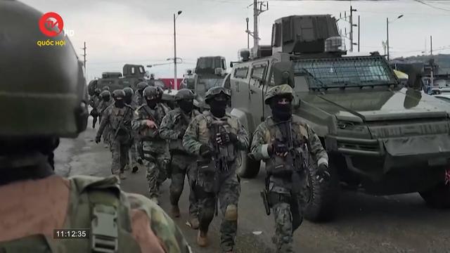 Ecuador triển khai quân đội nhằm thiết lập lại trật tự, hơn 300 tội phạm bị bắt 